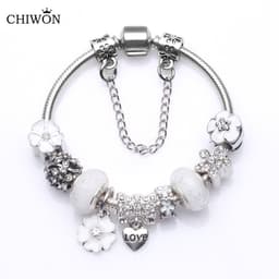 image-European and American new Panjia bracelet female handicraft bubble glass beads Dora retro DIY bracelet spot wholesale
