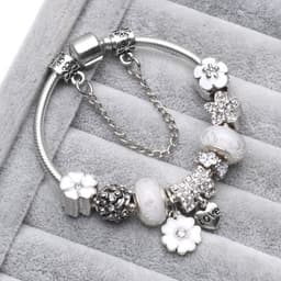 image-European and American new Panjia bracelet female handicraft bubble glass beads Dora retro DIY bracelet spot wholesale