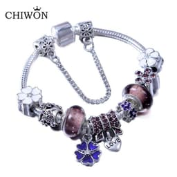 image-European and American new Panjia bracelet female handicraft bubble glass beads Dora retro DIY bracelet spot wholesale