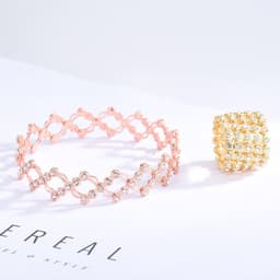 image-Live Wholesale Lord of the Rings Retractable Ring Bracelet Two-in-One With Shape Men and Women Couple Bracelet Dual-use Deformation Bracelet