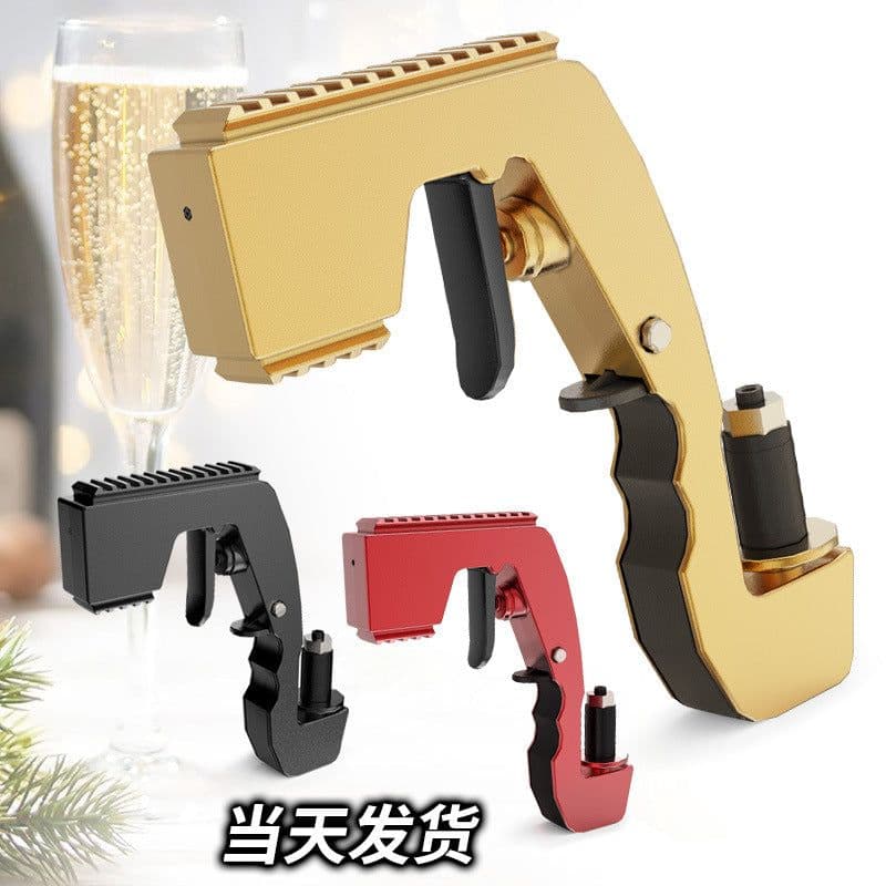 image-Champagne gun beer gun cross-border Amazon new product wine feeder bar party atmosphere props jet pistol