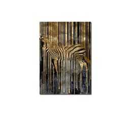image-Golden animal abstract art painting living room bedroom decoration painting support foreign trade customization