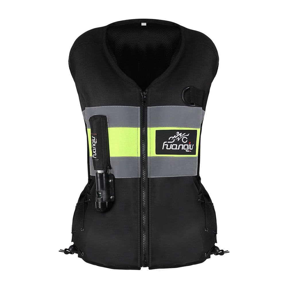 image-Airbag clothing ring Qiu new second-generation safety vest protective vest anti-fall wear-resistant motorcycle inflatable cycling suit
