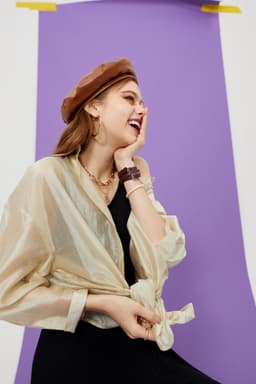 image-Solid Pure Chic Single Breasted Casual Minimalist Shirt Women,Summer