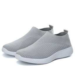 image-2020 cross-border running shoes women's shoes summer new trendy sports socks shoes 42 casual breathable mesh flying shoes large size 43