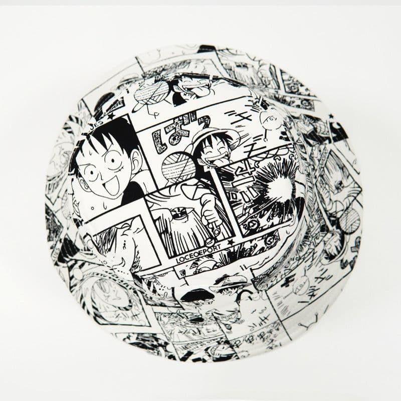 image-2021 new anime print fisherman hat Japanese men and women out leisure basin hat sun hat tide