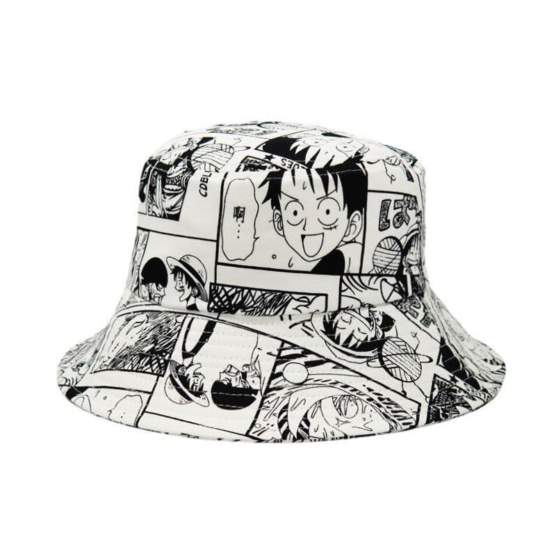 image-2021 new anime print fisherman hat Japanese men and women out leisure basin hat sun hat tide