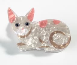 image-PAWSOME PETS NEW YORK Hand-painted Cat Large Claw Hair Clip #2 | Eco-Friendly