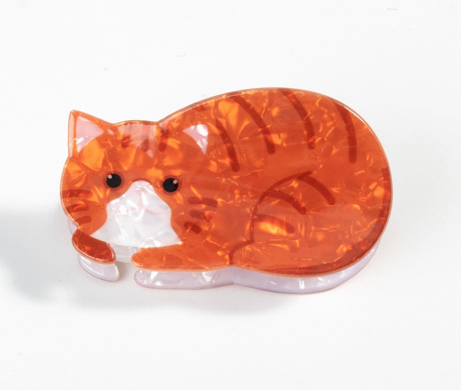 image-PAWSOME PETS NEW YORK Hand-painted Cat Large Claw Hair Clip #6 | Eco-Friendly