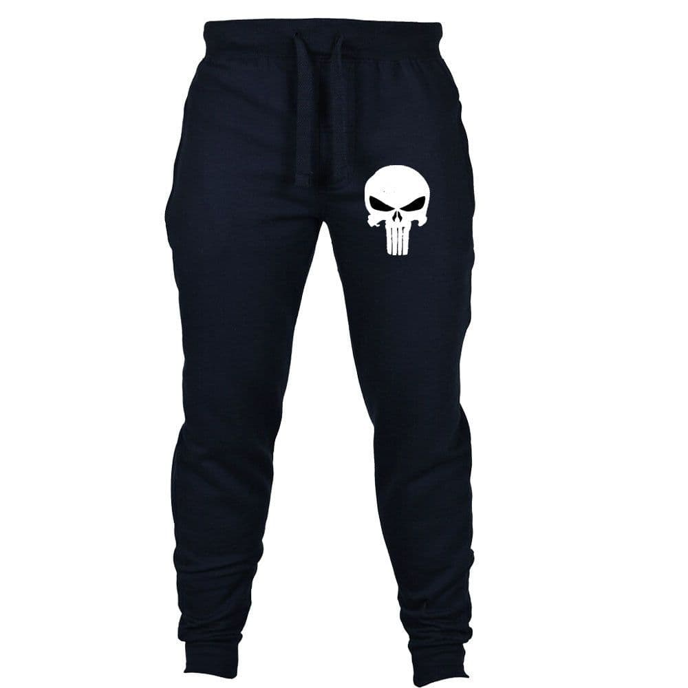 image-The Punisher Autumn and Winter Beam Sports Pants Men's Casual Pants Sports Fitness Long Pants On behalf of