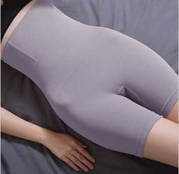 image-High-waisted body-shaping pants women's postpartum waist and abdomen reduction belly restraint pants beauty body seamless boxer hip lift corset underwear
