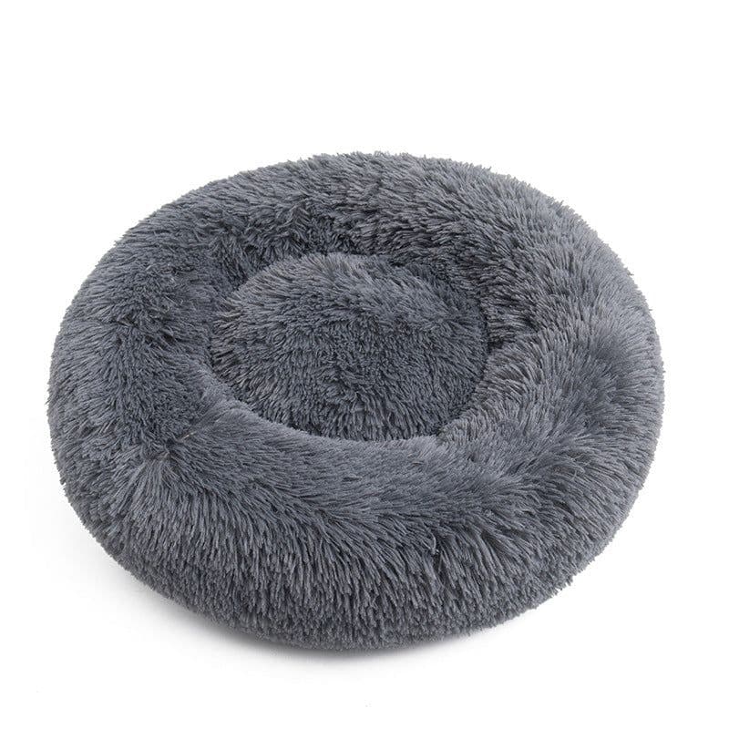 image-Dog kennel, cat kennel, plush round pet kennel, dog bed, winter warm mat, dog mat, pet supplies, cat bed
