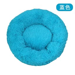 image-Dog kennel, cat kennel, plush round pet kennel, dog bed, winter warm mat, dog mat, pet supplies, cat bed