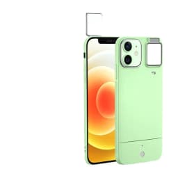 image-The new model is suitable for Apple 12pro fill light mobile phone case fill light selfie beauty Apple ring flash mobile phone case