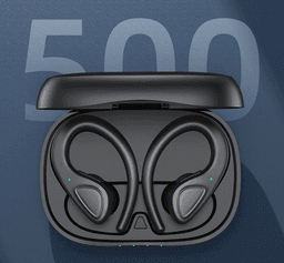 image-Bluetooth Headset Binaural Wireless Sports Hanging Ear Type