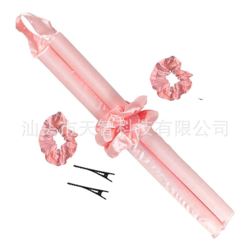 image-Upgraded Amazon Lazy No Heat Curling Stick EVA Foam Curling Iron Sleeping Hairdressing Big Wave Hair Circle 5 Pieces
