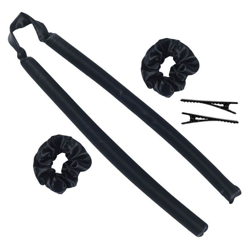 image-Upgraded Amazon Lazy No Heat Curling Stick EVA Foam Curling Iron Sleeping Hairdressing Big Wave Hair Circle 5 Pieces