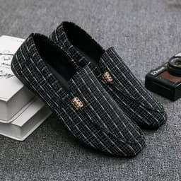 image-Doudou shoes men's Doudou shoes spirit Korean version of the wild lazy shoes men's canvas youth youth trend men's shoes casual shoes