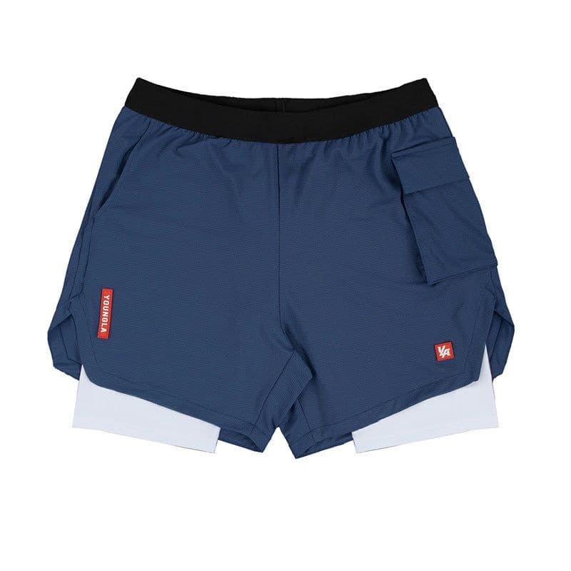 image-Fitness shorts release exposure loose moisture-absorbing sweat-wicking quick-drying elastic schoolbag bag shorts