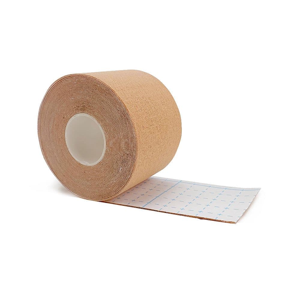image-Cross-border spot wholesale boob tape silicone breast lift nipple anti-bump breast lift sticker elastic cloth chest sticker tape