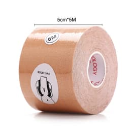 image-Cross-border spot wholesale boob tape silicone breast lift nipple anti-bump breast lift sticker elastic cloth chest sticker tape