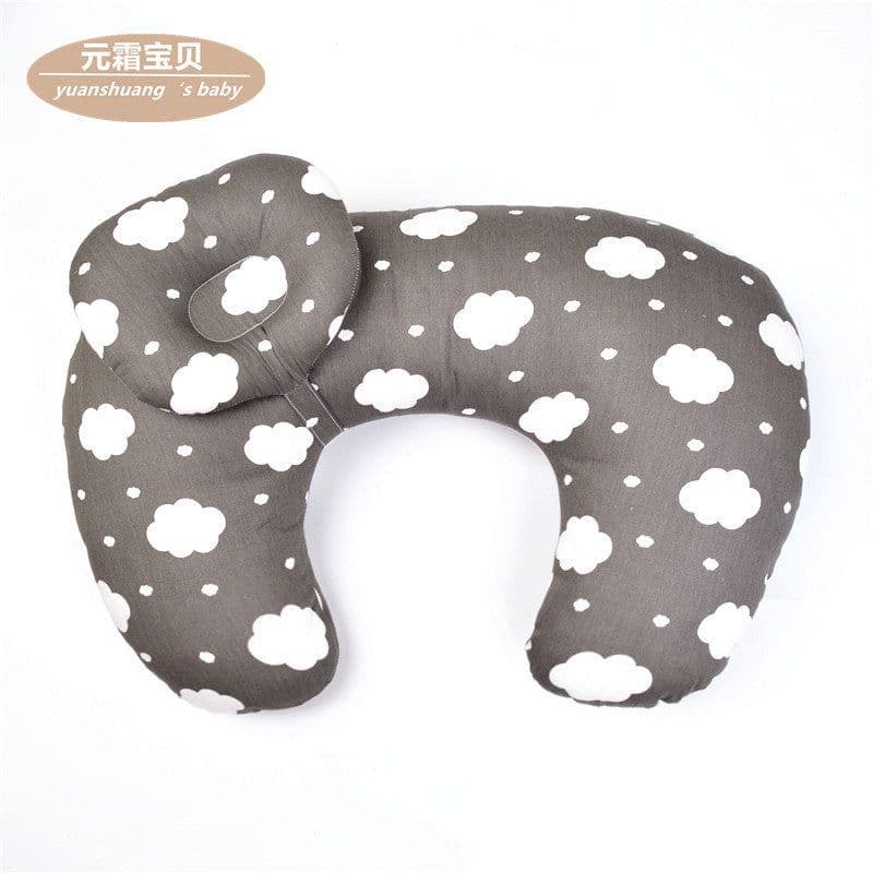 image-Cross-border cotton breastfeeding pillow pregnant women pillow baby feeding pillow newborn supplies learning sitting pillow cotton breastfeeding pillow