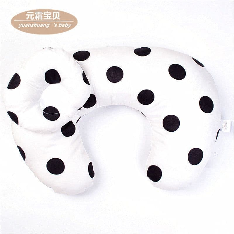 image-Cross-border cotton breastfeeding pillow pregnant women pillow baby feeding pillow newborn supplies learning sitting pillow cotton breastfeeding pillow