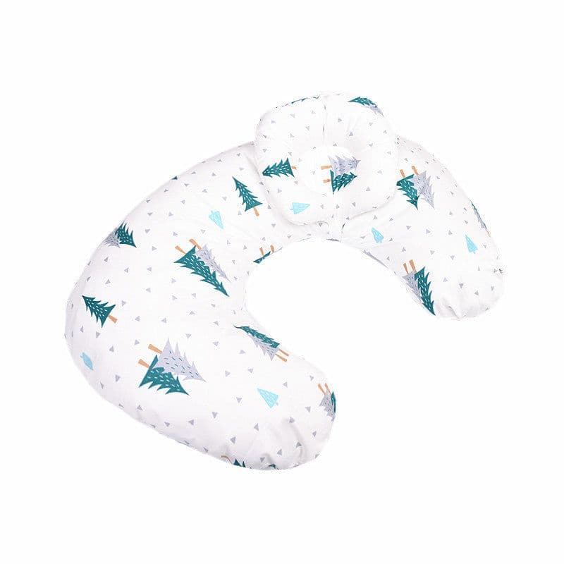 image-Cross-border cotton breastfeeding pillow pregnant women pillow baby feeding pillow newborn supplies learning sitting pillow cotton breastfeeding pillow