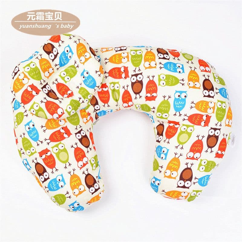 image-Cross-border cotton breastfeeding pillow pregnant women pillow baby feeding pillow newborn supplies learning sitting pillow cotton breastfeeding pillow
