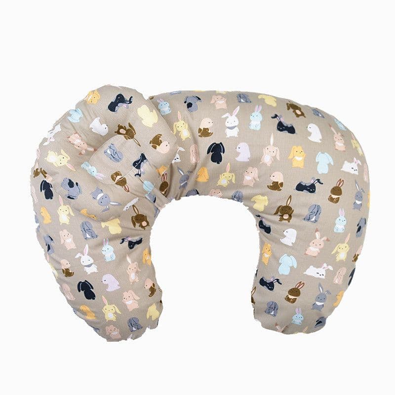 image-Cross-border cotton breastfeeding pillow pregnant women pillow baby feeding pillow newborn supplies learning sitting pillow cotton breastfeeding pillow