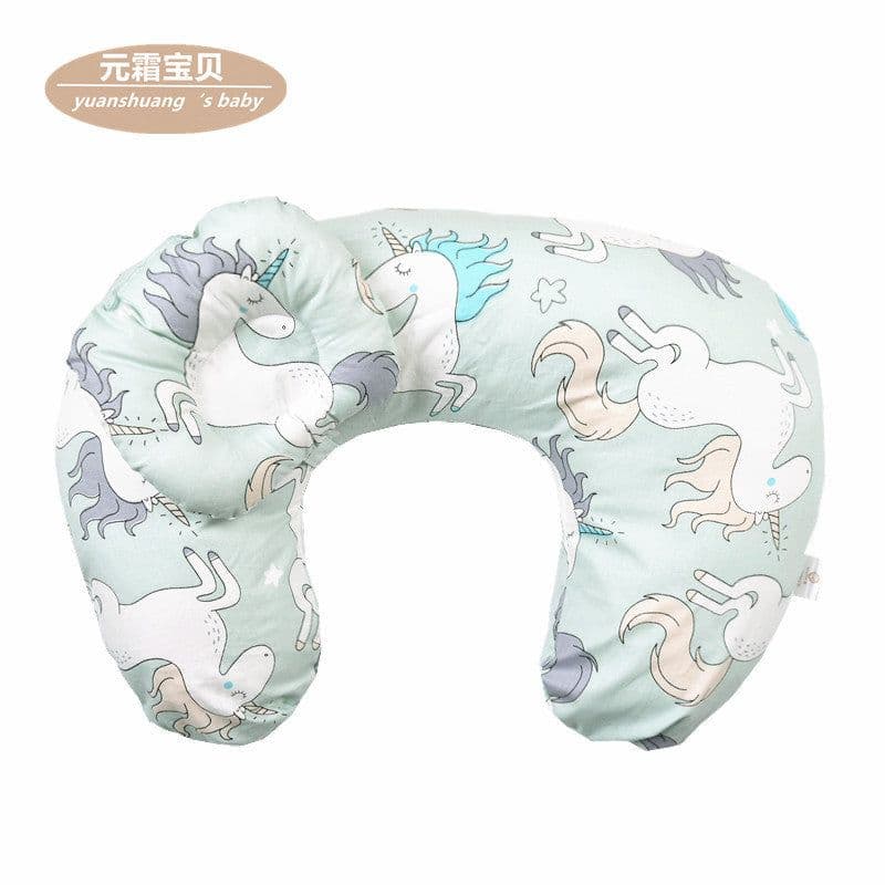 image-Cross-border cotton breastfeeding pillow pregnant women pillow baby feeding pillow newborn supplies learning sitting pillow cotton breastfeeding pillow