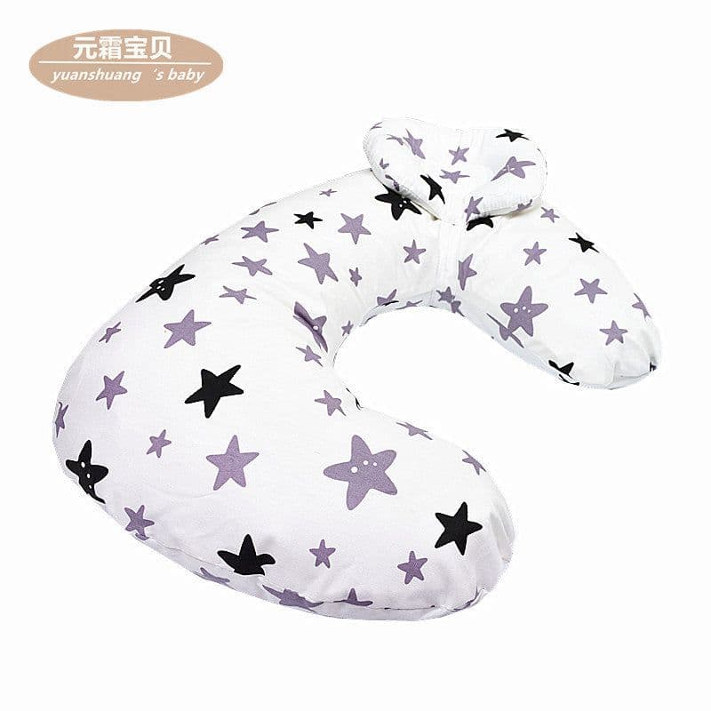 image-Cross-border cotton breastfeeding pillow pregnant women pillow baby feeding pillow newborn supplies learning sitting pillow cotton breastfeeding pillow