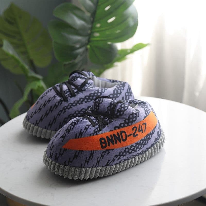 image-Douyin Spoof Future Shoes Luminous Coconut Cotton Shoes Little Ghost Fat Starry Reflective A Cone Kang Buckle Shoes Customization