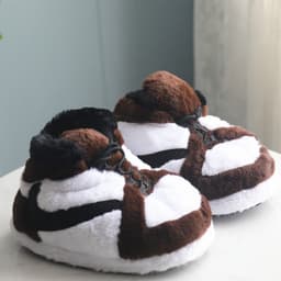 image-Douyin Spoof Future Shoes Luminous Coconut Cotton Shoes Little Ghost Fat Starry Reflective A Cone Kang Buckle Shoes Customization