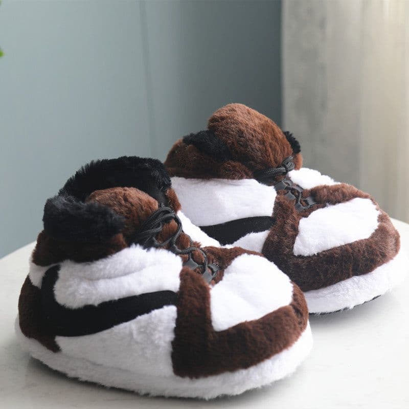 image-Douyin Spoof Future Shoes Luminous Coconut Cotton Shoes Little Ghost Fat Starry Reflective A Cone Kang Buckle Shoes Customization