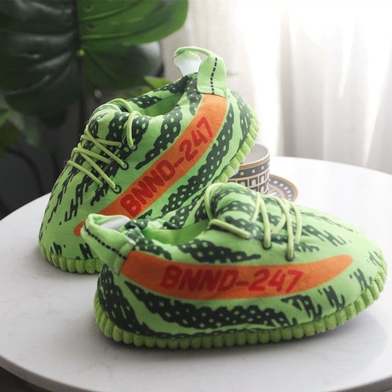 image-Douyin Spoof Future Shoes Luminous Coconut Cotton Shoes Little Ghost Fat Starry Reflective A Cone Kang Buckle Shoes Customization