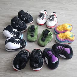 image-Douyin Spoof Future Shoes Luminous Coconut Cotton Shoes Little Ghost Fat Starry Reflective A Cone Kang Buckle Shoes Customization