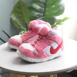 image-Douyin Spoof Future Shoes Luminous Coconut Cotton Shoes Little Ghost Fat Starry Reflective A Cone Kang Buckle Shoes Customization