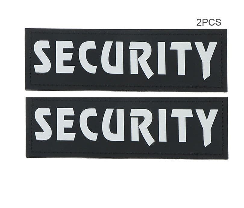 image-Luminous Velcro animal vest collar badge service dog in training pet strap sticker