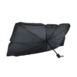 image-Car folding umbrella type titanium silver car sunshade front glass sun protection and heat insulation car sunshade can be customized logo