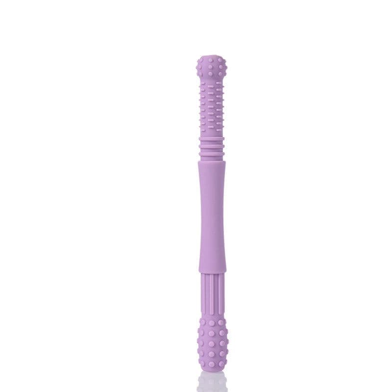 image-Amazon popular baby silicone teether baby hollow teething tube molar stick food grade silicone teether
