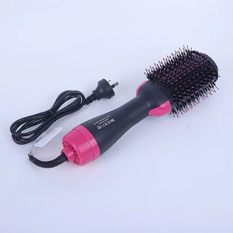 image-Amazon cross-border two-in-one hot air comb manufacturer direct supply negative ion curly hair straight hair dryer comb