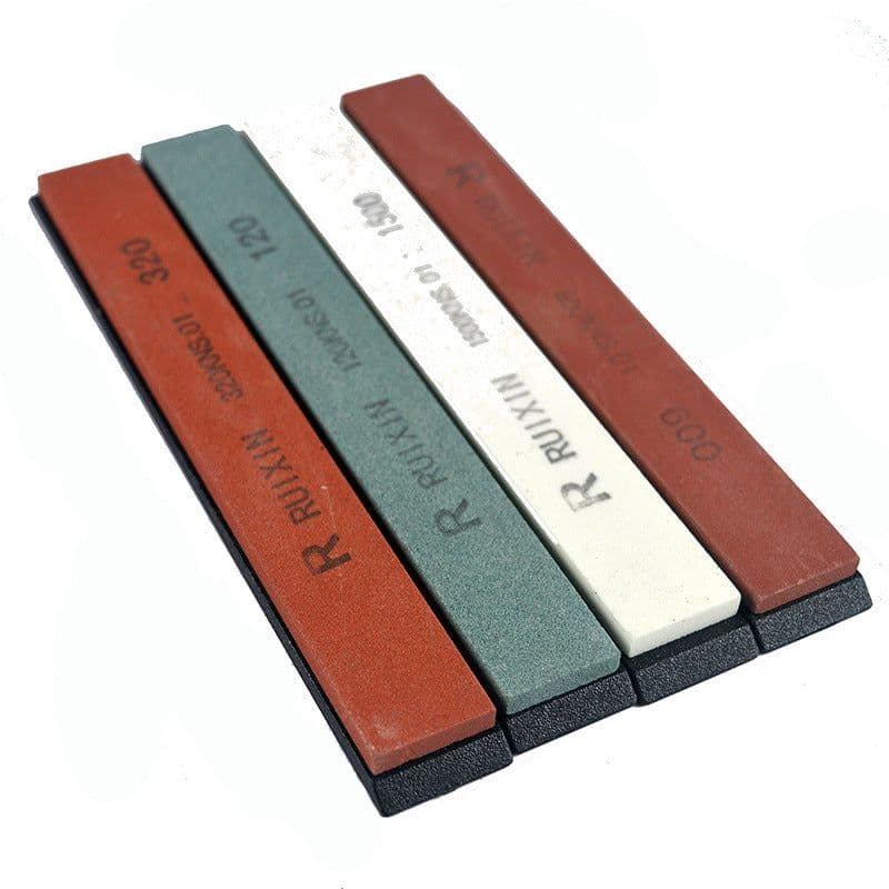 image-RUIXIN grindstone fixed angle sharpener terrazzo kitchen knife grindstone household package four grindstone package