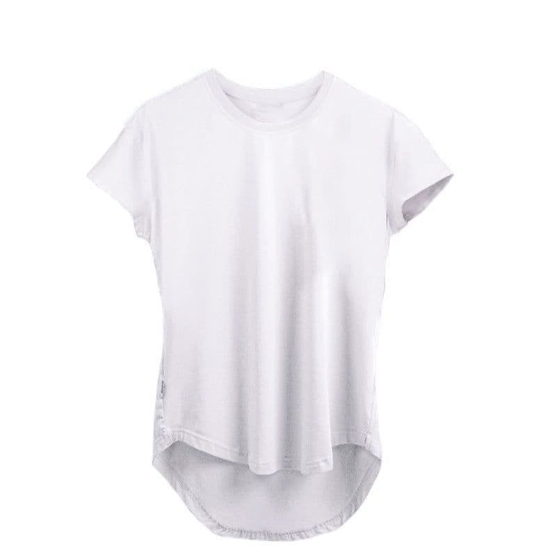 image-2021 Muscle Brothers new moisture wicking light board cross-border T-shirt short-sleeved pure cotton stretch sports and leisure top