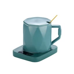 image-Thermostatic cup gift box, heated coaster, thermal insulation dish, ceramic business creative gift mug, new 55 degree warm cup
