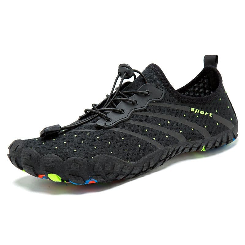 image-New five-finger wading shoes, fast draining river shoes, beach shoes, swimming shoes, couples outdoor fitness shoes