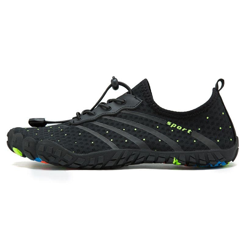 image-New five-finger wading shoes, fast draining river shoes, beach shoes, swimming shoes, couples outdoor fitness shoes