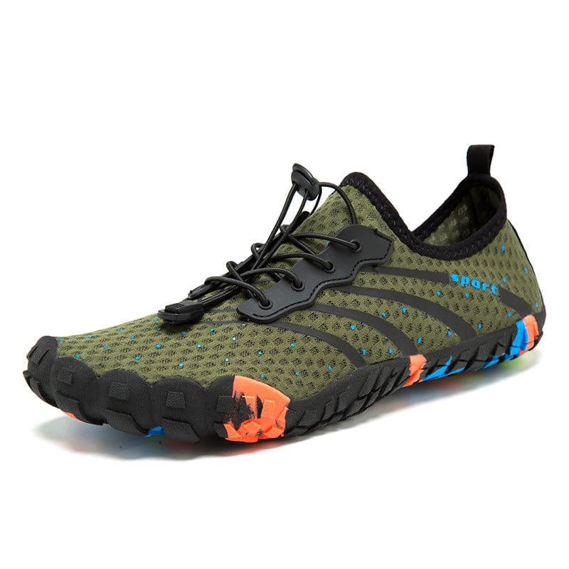image-New five-finger wading shoes, fast draining river shoes, beach shoes, swimming shoes, couples outdoor fitness shoes