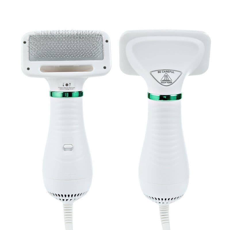 image-Wholesale hair pet blowing comb cats and dogs hair dryer brushing cleaning cats and dogs electric pet hair comb