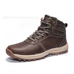 image-Cross-border winter men's velvet warm cotton shoes foreign trade large size high-top shoes short boots work boots snow boots men's shoes